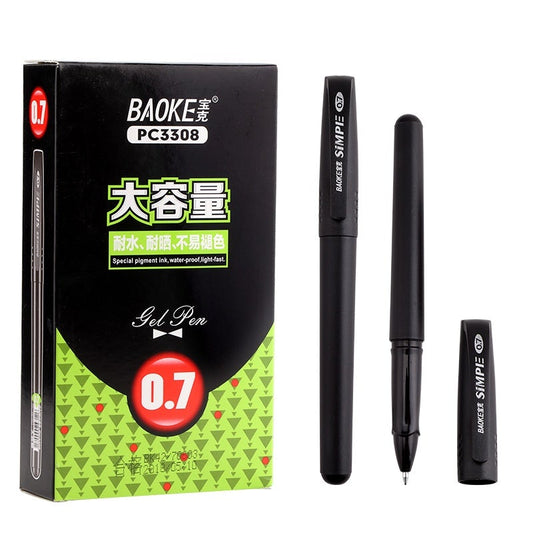 Baoke Gel Pens PC3308 0.7mm (Pack of 12)
