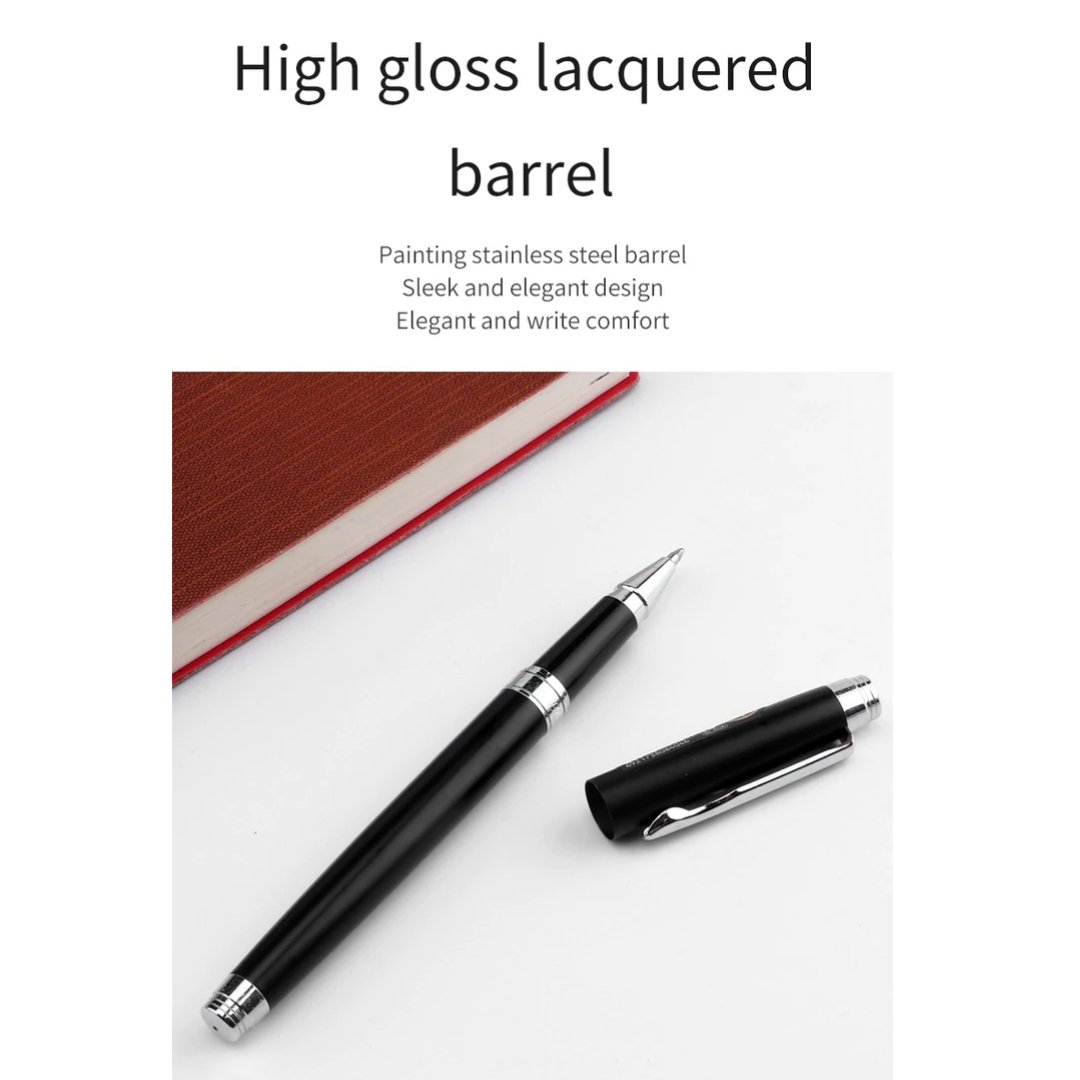 Baoke PM120 0.7mm Carbonic Black Ink Rollerball Pen