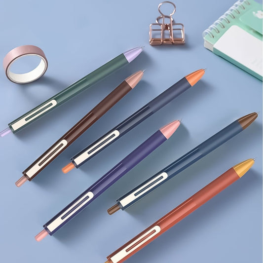Beifa Caramel Press Neutral Gel Pens 6 Pack
