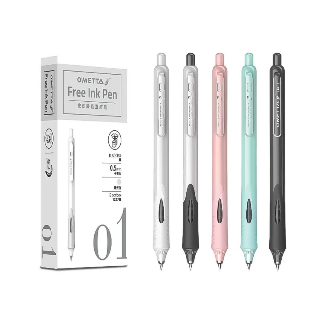 Beifa Ometta Free Ink Roller Pen Pack of 3