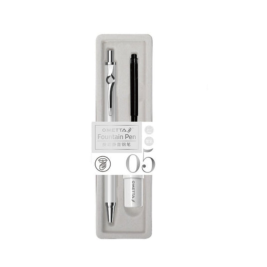 Beifa Ometta No-Noise Retractable Fountain Pen with Ink Cartridge