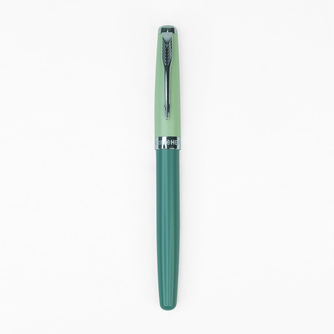 Hero 1502 Morandi Gold Fountain Pen Green