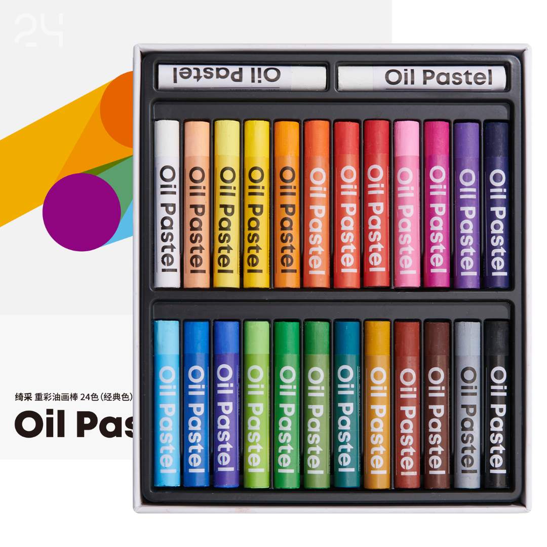 Kalor Oil Pastels Crayons - Pack of 24 and 48 Colors