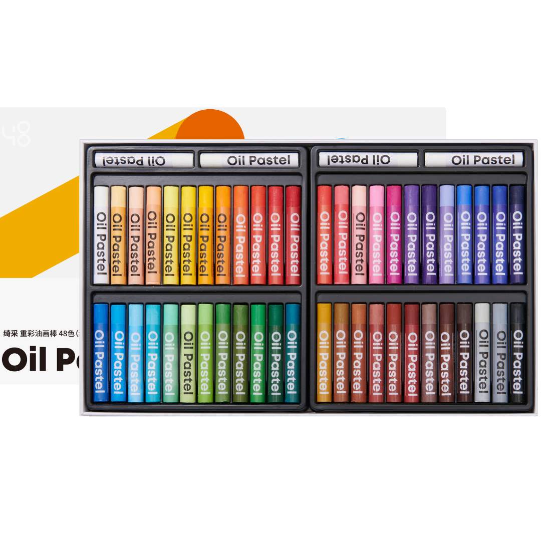 Kalor Oil Pastels Crayons - Pack of 24 and 48 Colors