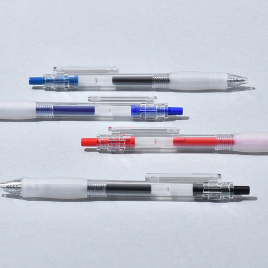 Kaco Keybo Transparent Gel Ink Pen- 5 Pack