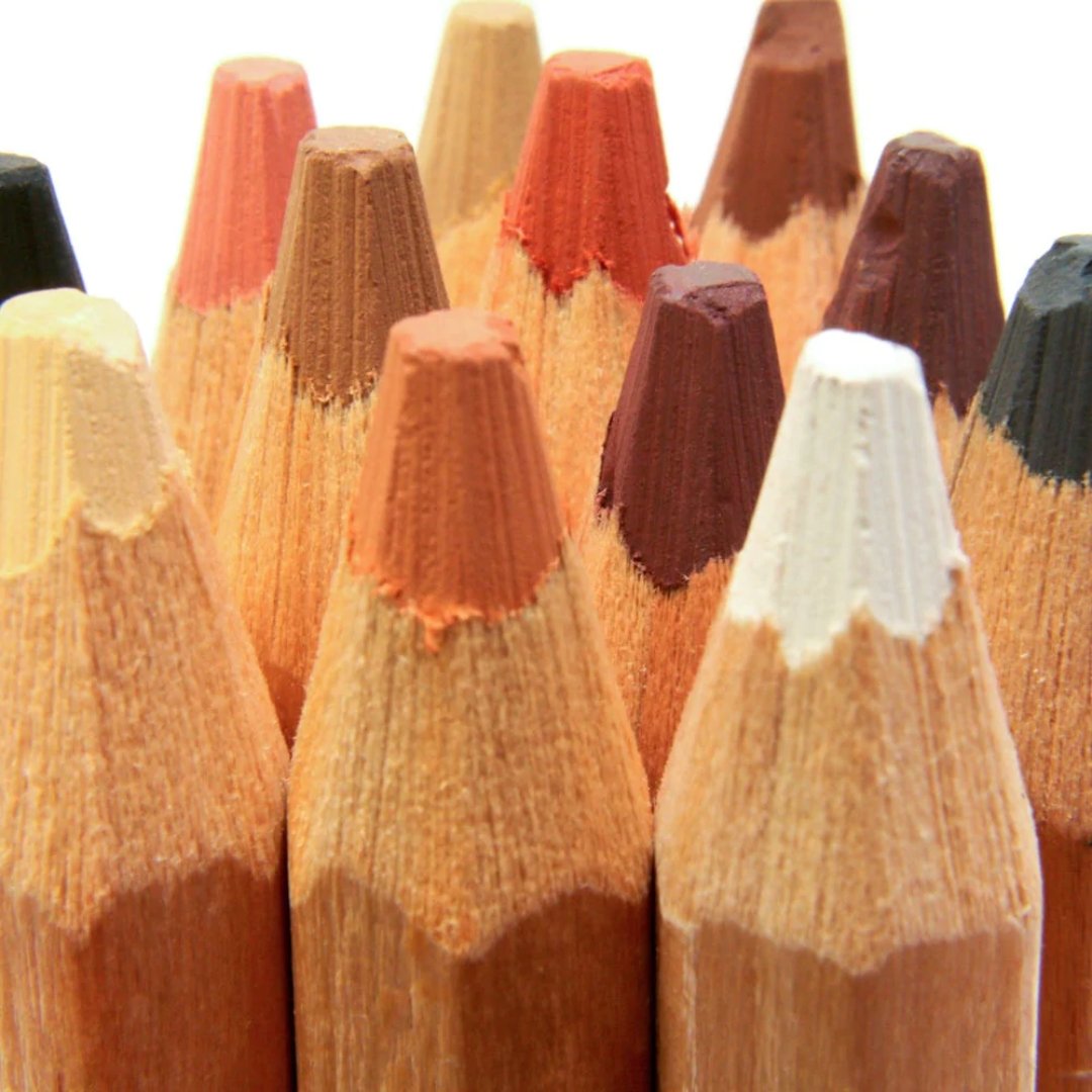 Mont Marte Skin Tints Pastel Pencils Pack Of 12