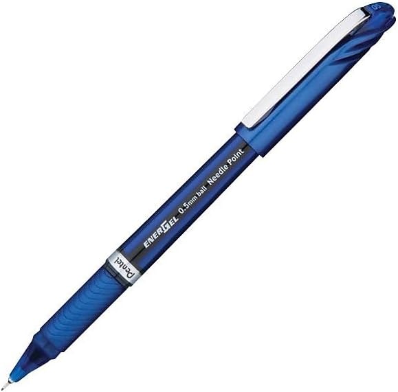 Pentel EnerGel Gel Ink Pen 0.5mm Fine Point Needle Tip,3 Pack