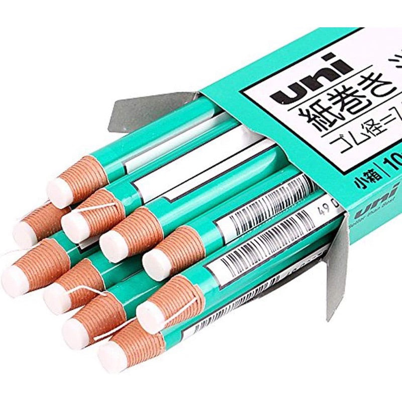 Mitsubishi Uni Pencil Type Eraser,Super Eraser,Medium,10 Pack