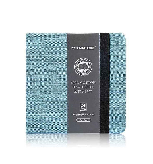 POTENTATE Watercolor Handbook,Cotton,300gsm,24 Sheets - TTpen