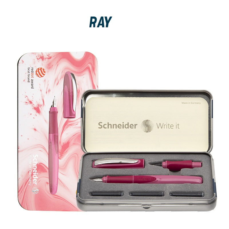 Schneider Ray Fountain Rollerball Pen Set