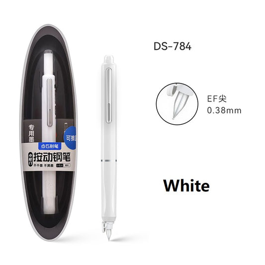 Retractable Fountain Pen 0.38mm Extra Fine Nib