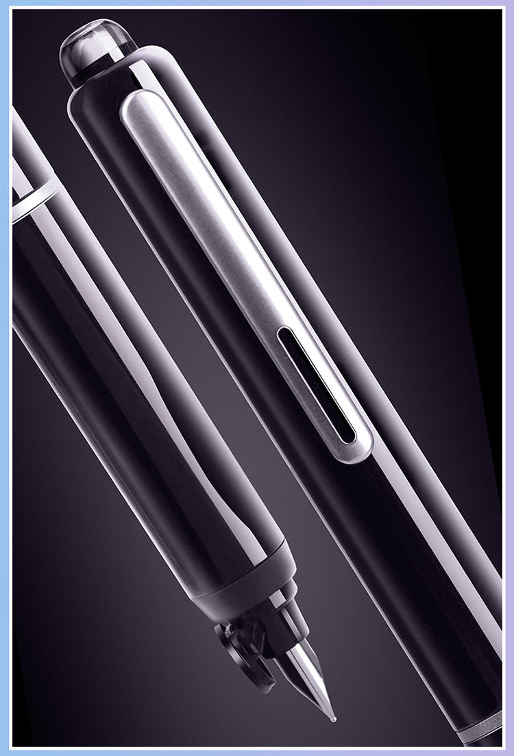 Retractable Fountain Pen 0.38mm Extra Fine Nib