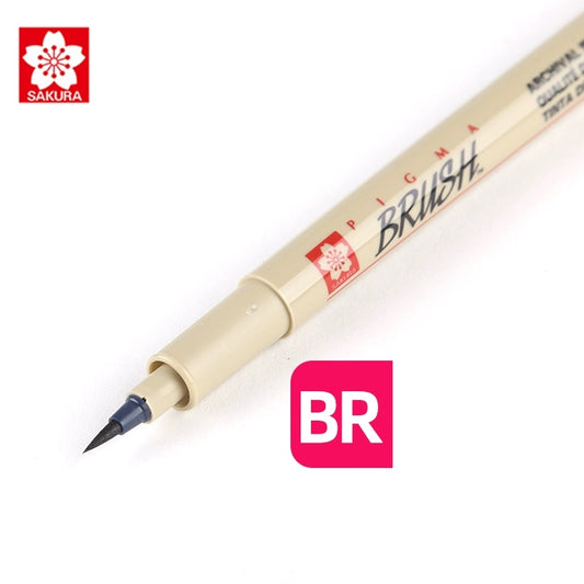 Sakura Pigma Brush Pen - Black Ink (3 Pack)
