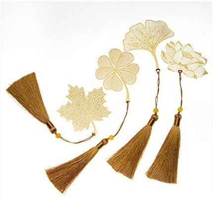 4 Pack Metal Bookmarks with Tassel - TTpen