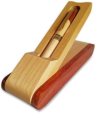Luxury Wooden Ballpoint Pen Gift Set with Case Display