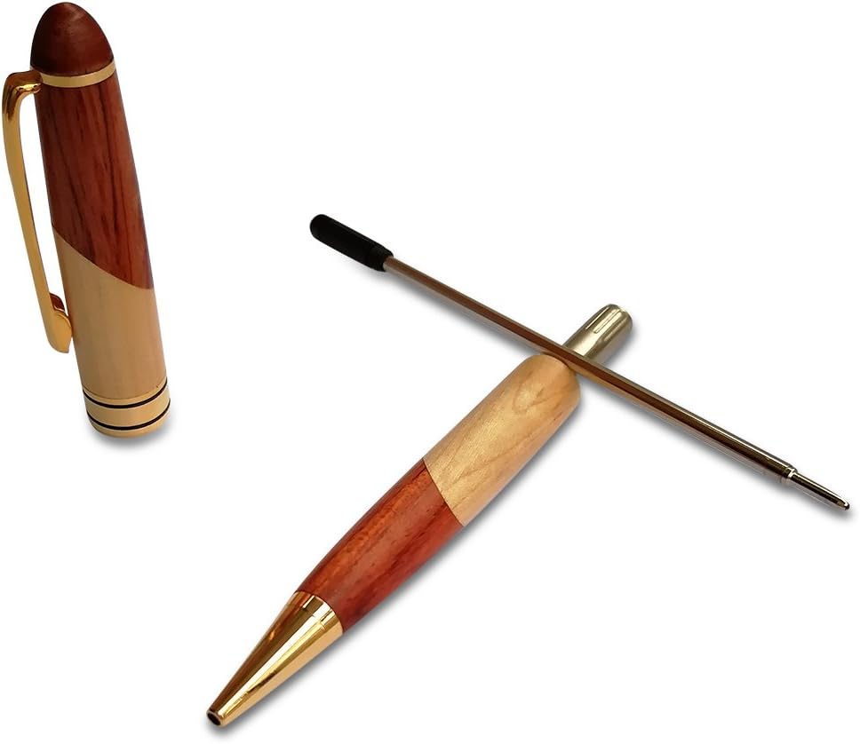 Luxury Wooden Ballpoint Pen Gift Set with Case Display