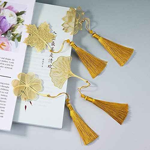 4 Pack Metal Bookmarks with Tassel - TTpen