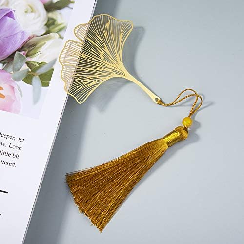 4 Pack Metal Bookmarks with Tassel