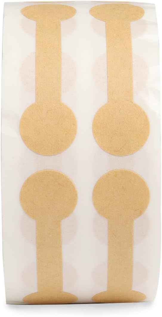 1500pcs Barbell Jewelry Price Tags Kraft Paper - TTpen