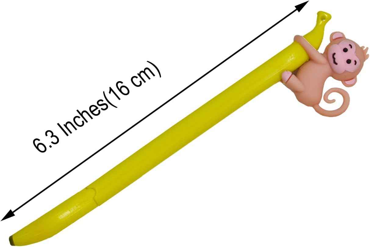 9PCS Cute Monkey Climbing Banana Gel Pens 0.5 mm For Kids School - TTpen