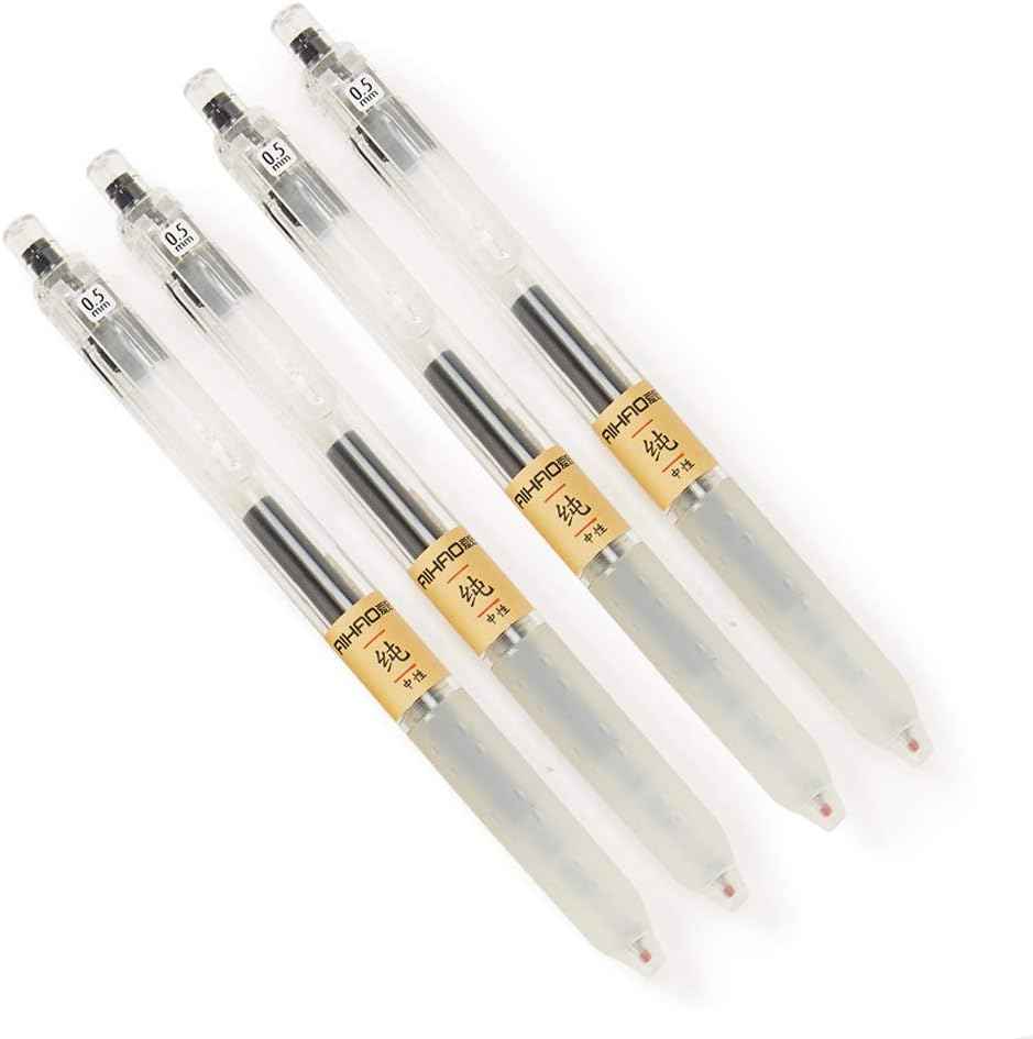 AIHAO Retractable Gel Ink Pens 0.5mm Fine Point 12-Pack - TTpen