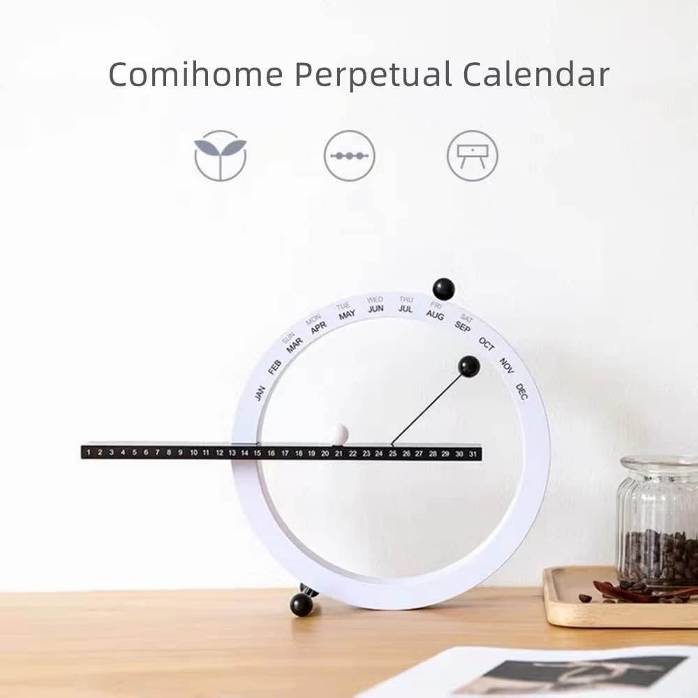 Desk 2024 Perpetual Calendar,Month Week Date Display