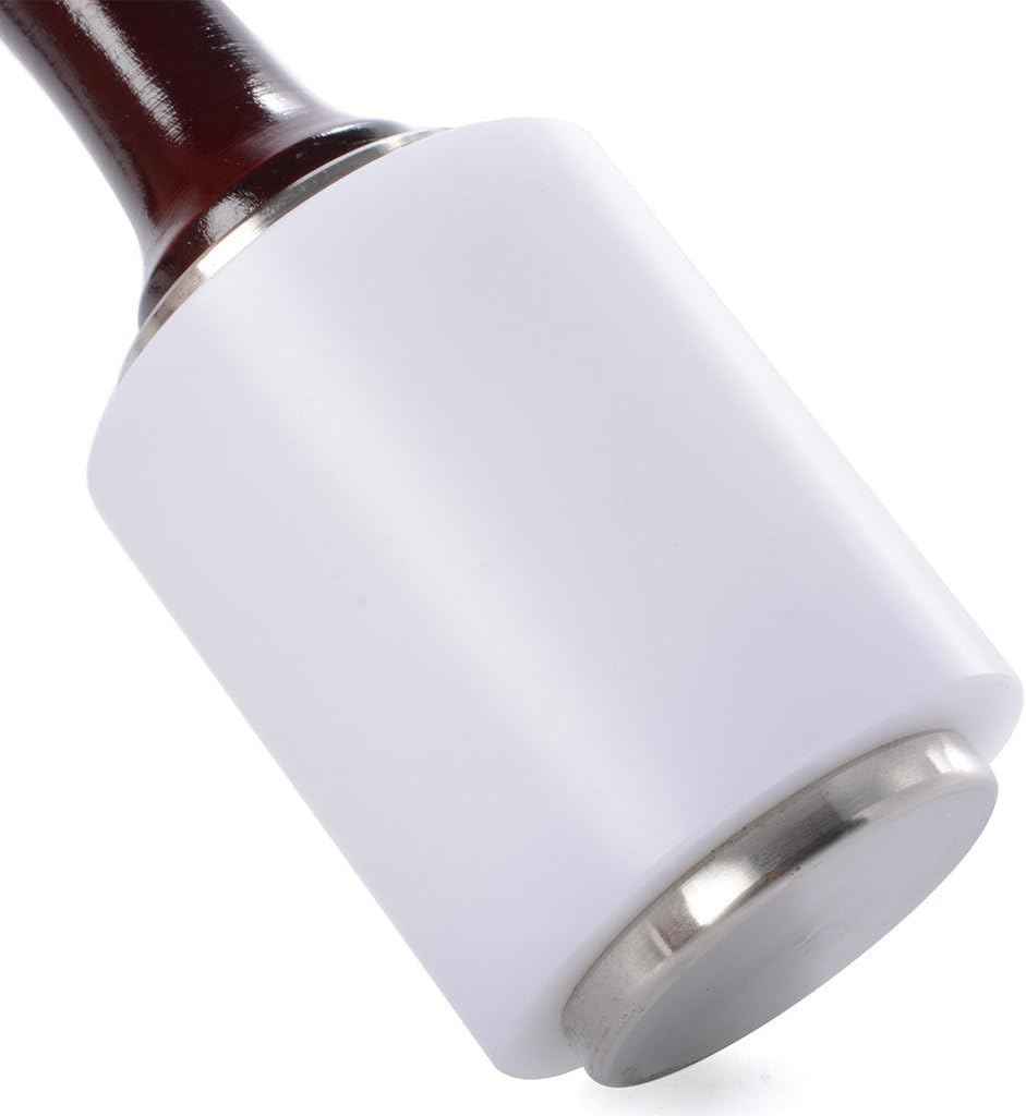 Wooden Handle Nylon Hammer Leathercraft Carving Cowhide Tool Kit - TTpen