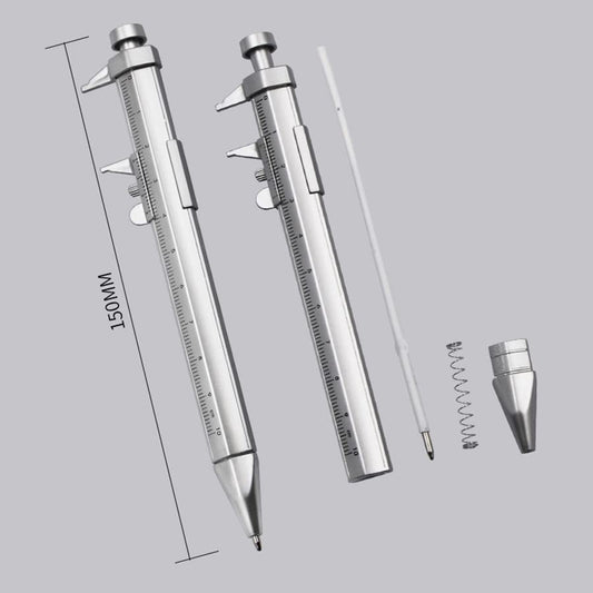 2in1 Vernier Caliper Ballpoint Pen Gadget for Woodworkers Carpenter 5 Pack
