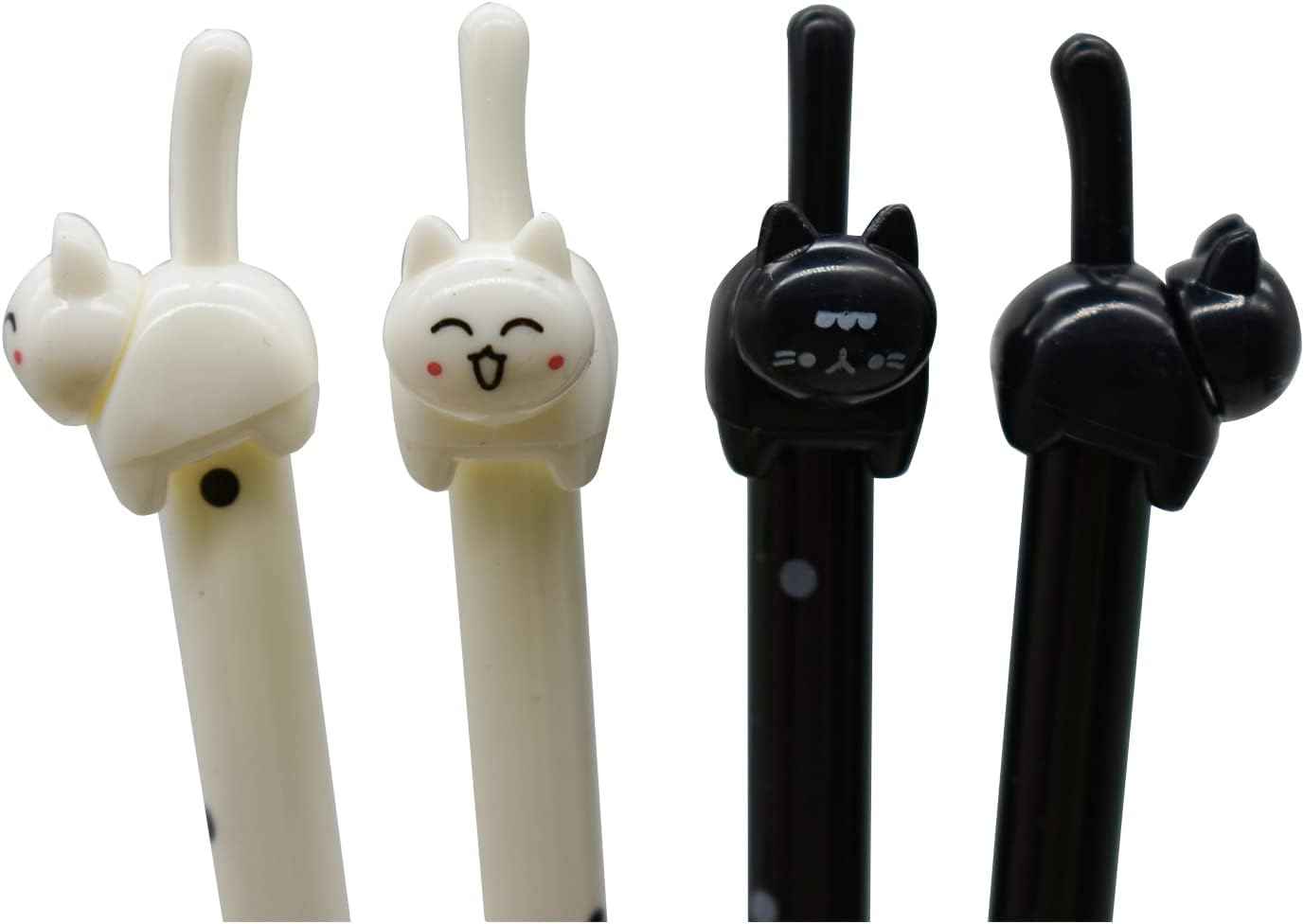 12PCS Cat Tail Cat Face Gel Pens - TTpen