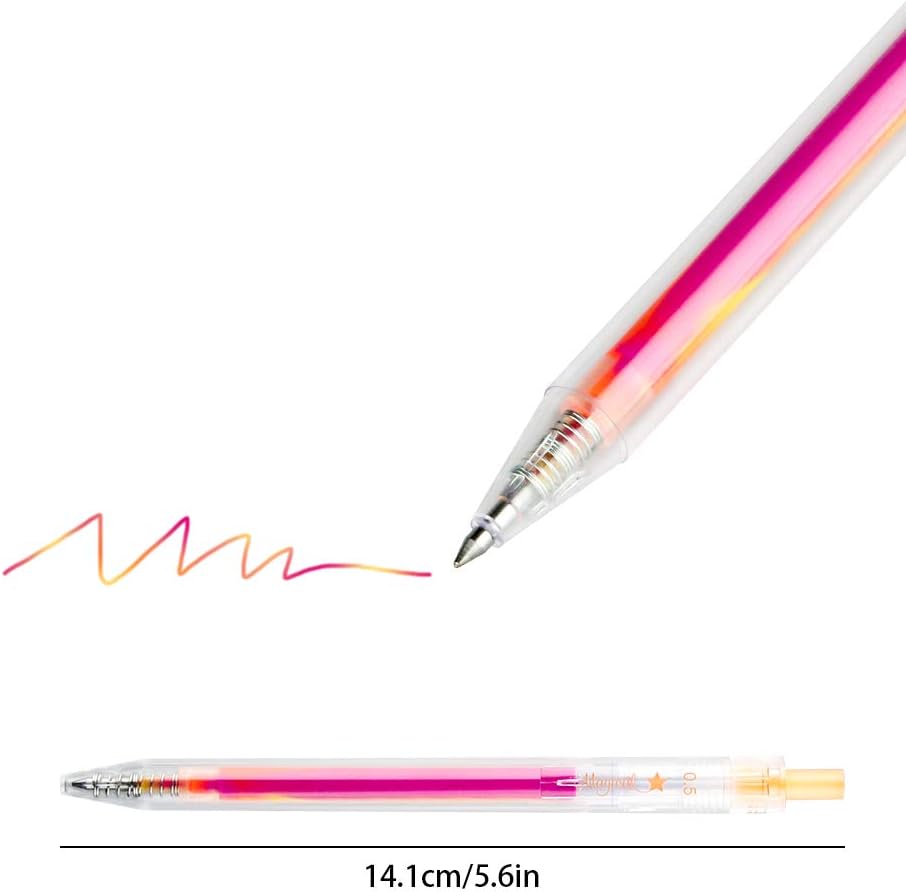 10pcs Magical Color Gel Pens Retractable Set
