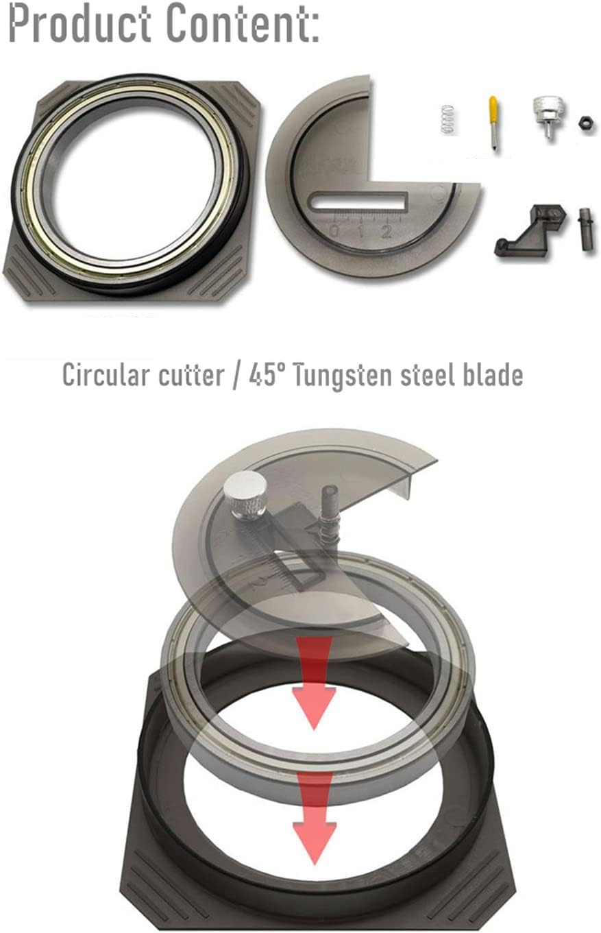 Circular Cutter 1mm-50mm Stepless Adjustment