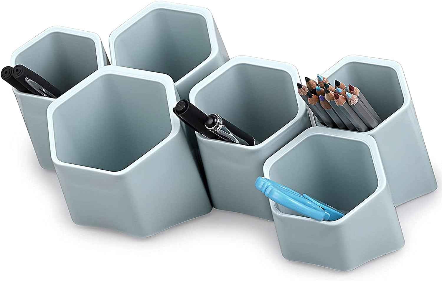 Hexagonal Creative Pen Holder Desktop Wall-Mounted - TTpen