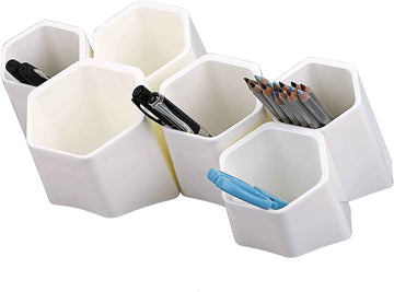 Hexagonal Creative Pen Holder Desktop Wall-Mounted - TTpen