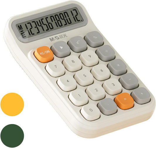 M&G Desk Calculator with Mechanical Buttons