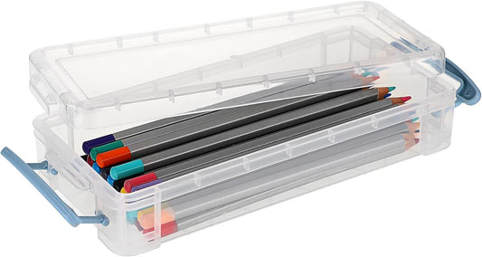 6 Large Capacity Pencil Box,Office Supplies Storage Organizer Box