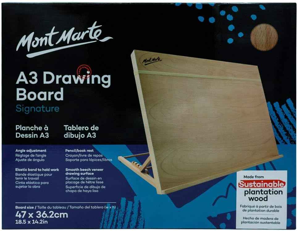 Mont Marte Drawing Board A3 with Elastic Band - TTpen