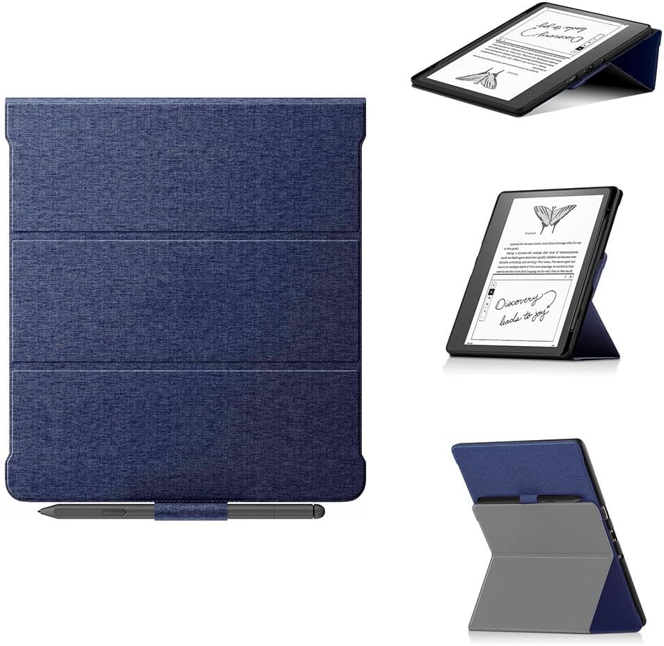 Trifold Stand Case for Kindle Scribe 10.2 Inch - with Pen Holder