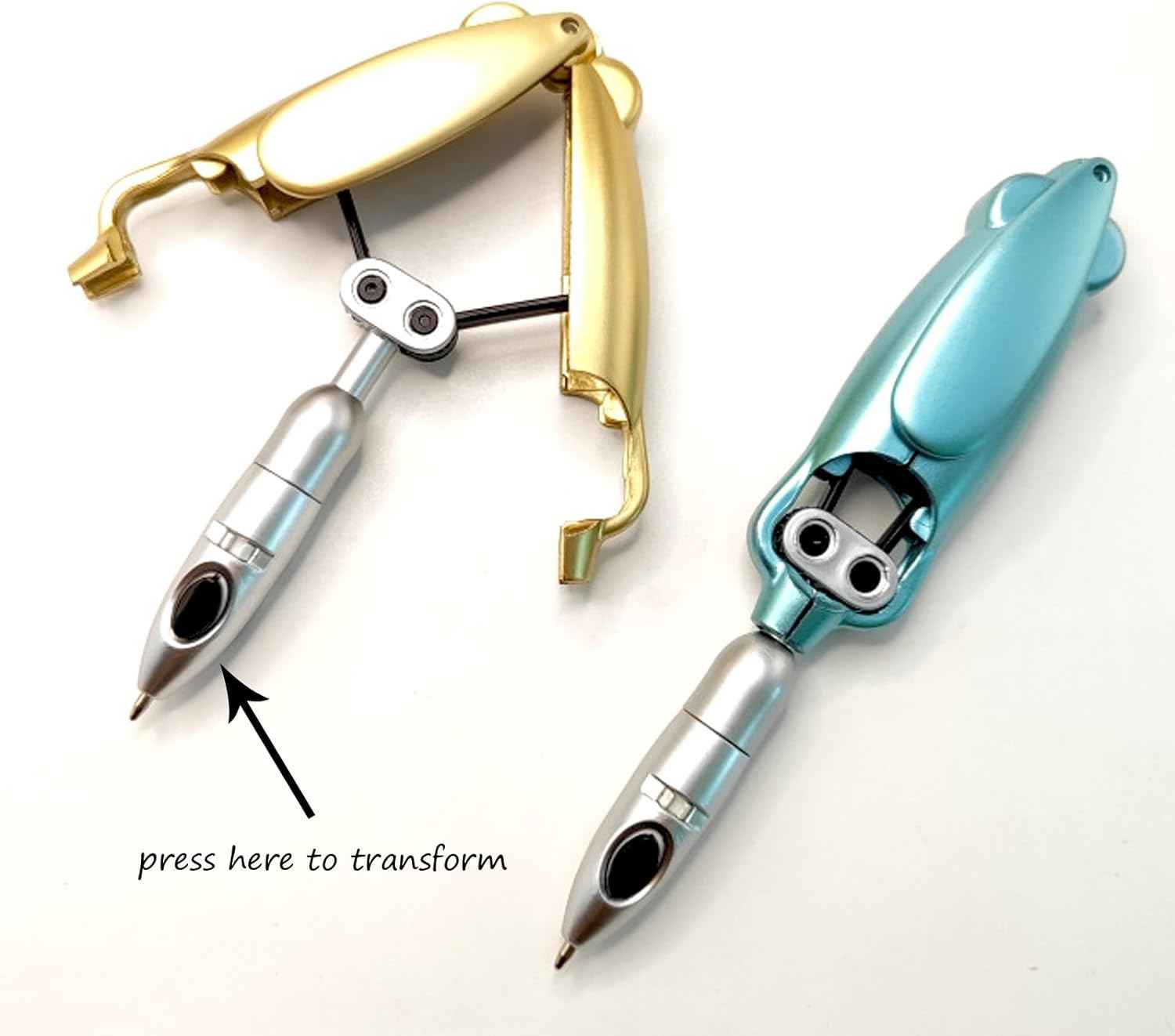 4PCS Novelty Transforming Robotic Ballpoint Pens - TTpen