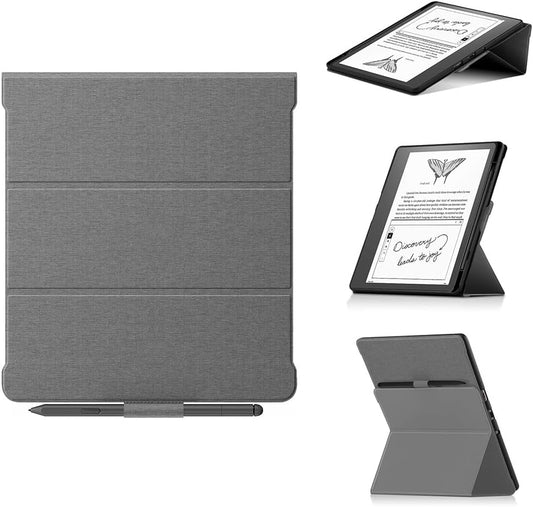 Trifold Stand Case for Kindle Scribe 10.2 Inch - with Pen Holder