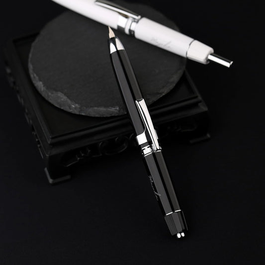 Majohn A3 Fountain Pen Retractable Extra Fine Nib with Converter Case Set