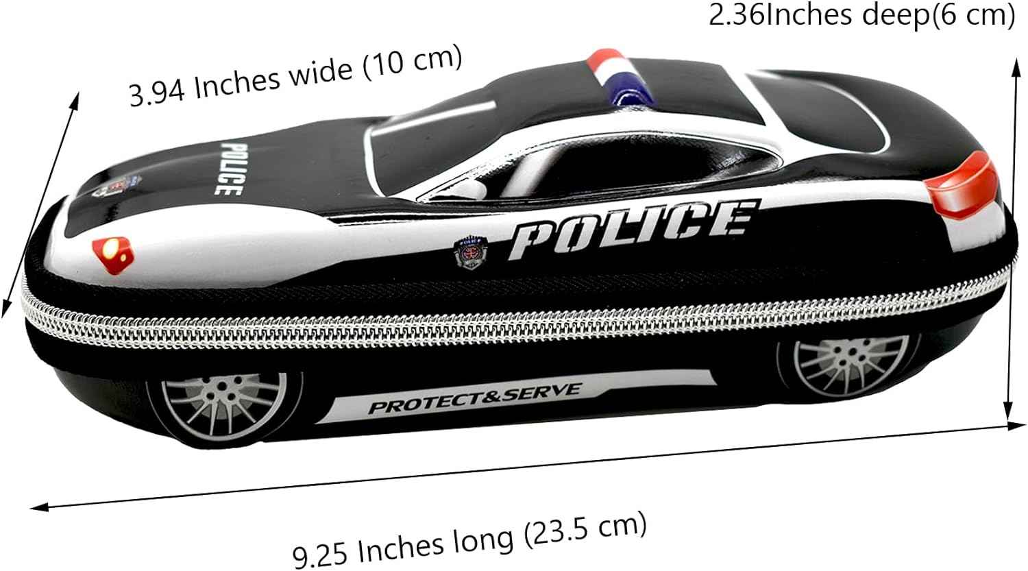 Large Capacity Police Car EVA Pencil Case - TTpen
