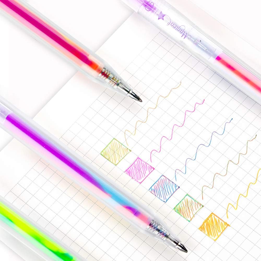 10pcs Magical Color Gel Pens Retractable Set
