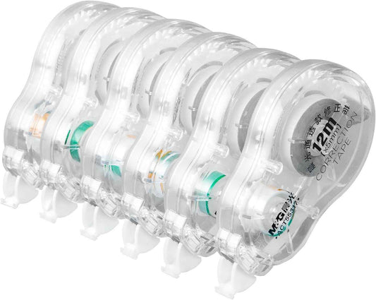 M&G 39FT Long Correction Tape Set,72M/234FT White 6 Pack - TTpen