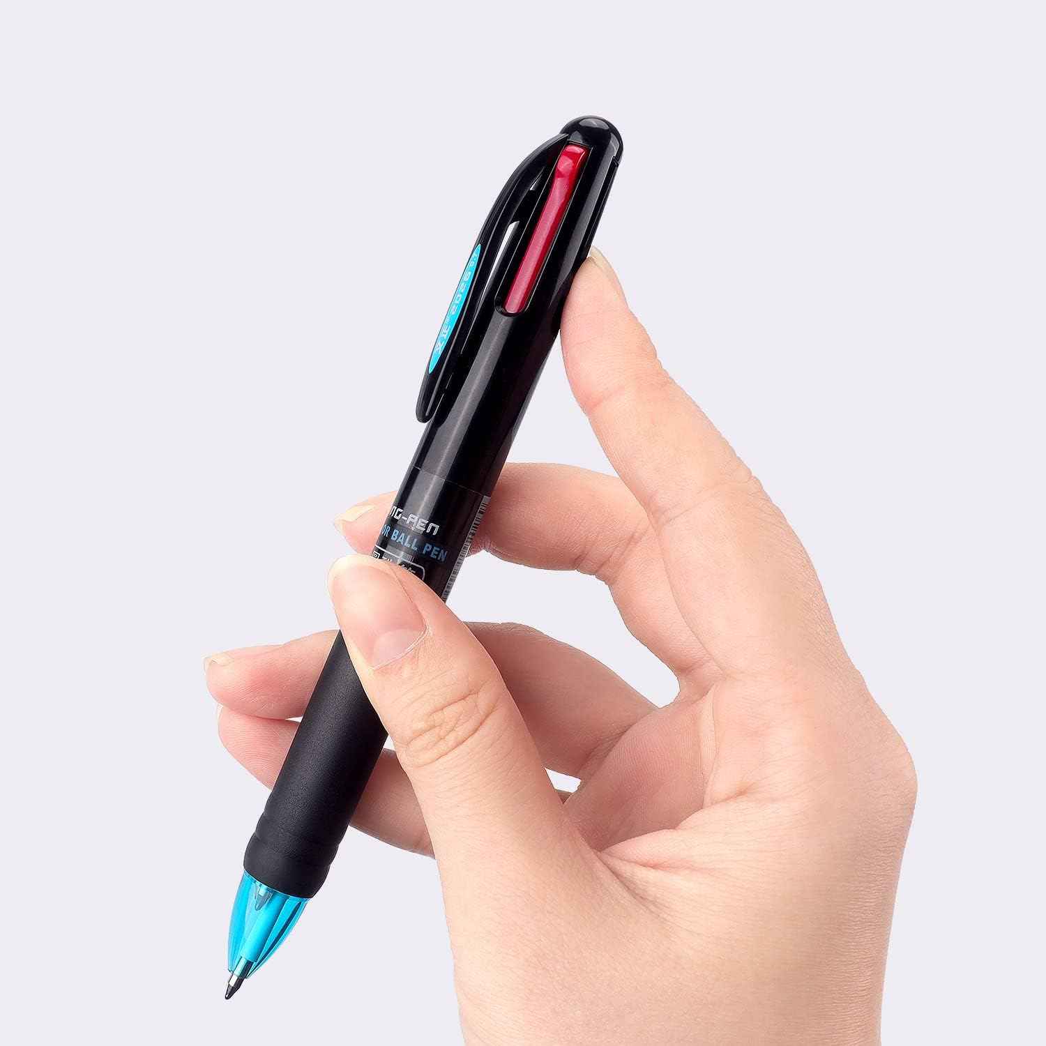 Multicolor Ballpoint Pens 4in1 0.7mm Retractable Gift Pens - TTpen