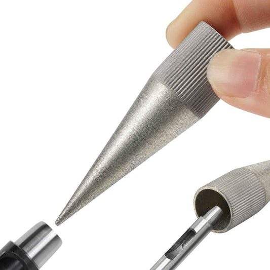 3-16MM Hole Leather Punch Grinder Edge Sharpener Manual Polishing Tool - TTpen
