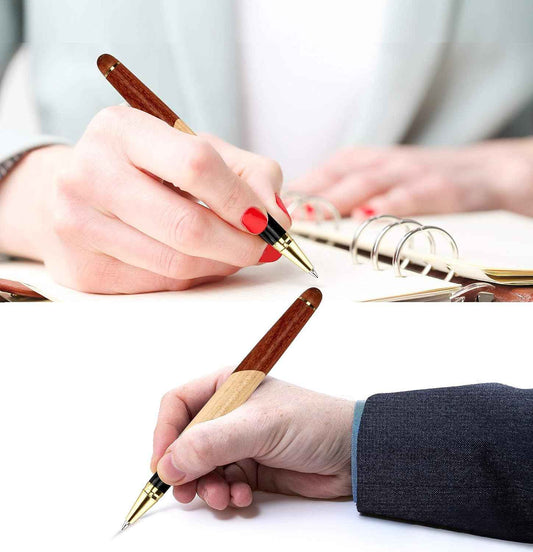 Luxury Wooden Ballpoint Pen Gift Set with Case Display - TTpen