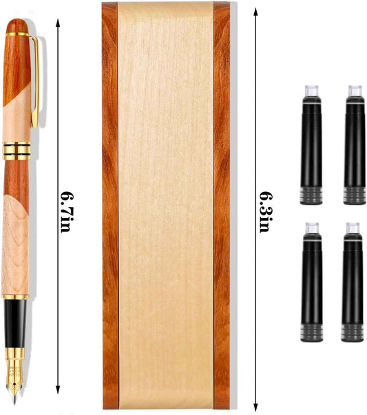 Wooden Fountain Pen Gift Set - TTpen