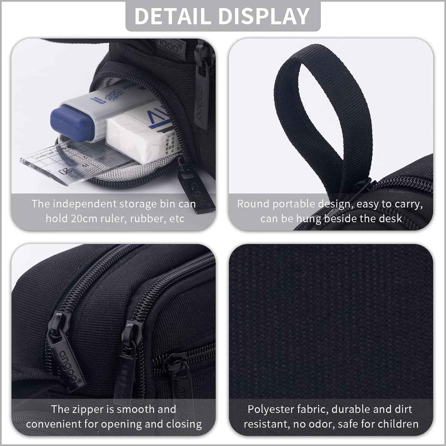 Large Pencil Case High Capacity Holder Box Storage Bag - TTpen