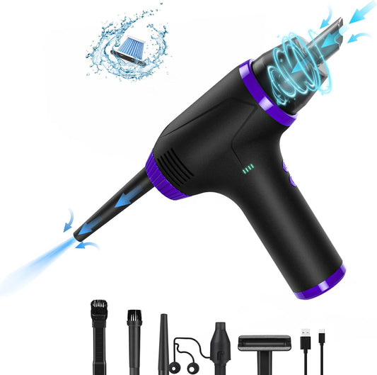 Electric Compressed Air Duster Computer Vacuum,15000mAh Rechargeable