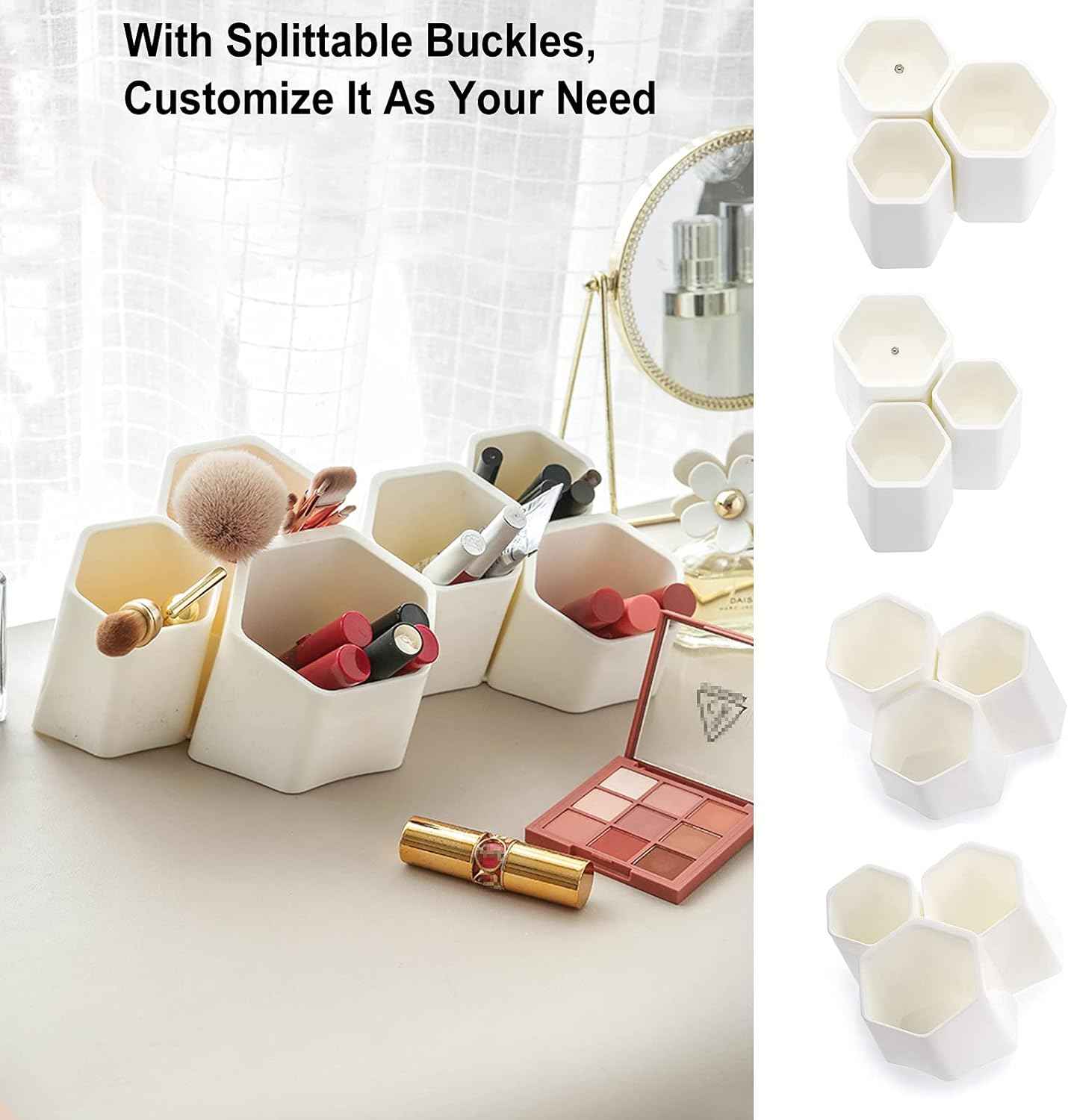 Hexagonal Creative Pen Holder Desktop Wall-Mounted - TTpen